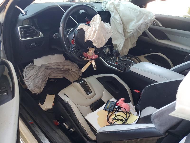 2021 BMW M4 VIN WBS33AZ07MCG63384 COPART salvage auction — ROLLOVER, Ca - Salvage Certificate, sold $3,600 on 2026-07-21 (photo 8)