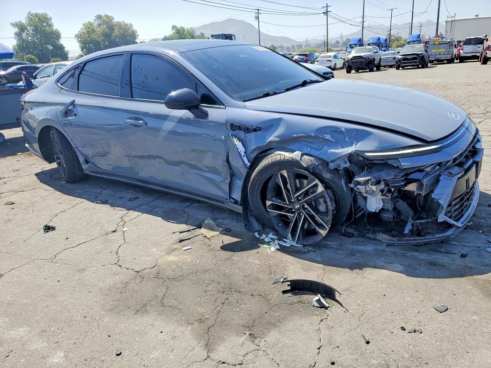 2024 Hyundai VIN KMHL54JC3RA352846 COPART salvage auction — FRONT END, Ca - Salvage Certificate, sold $6,000 on 2026-07-16 (photo 4)