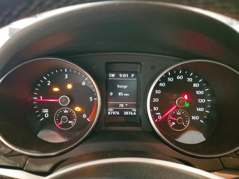 2011 Volkswagen Golf VIN WVWDM7AJ6BW230213 COPART salvage auction — FRONT END, Pa - Certificate Of Salvage, sold $1,950 on 2026-07-22 (photo 9)