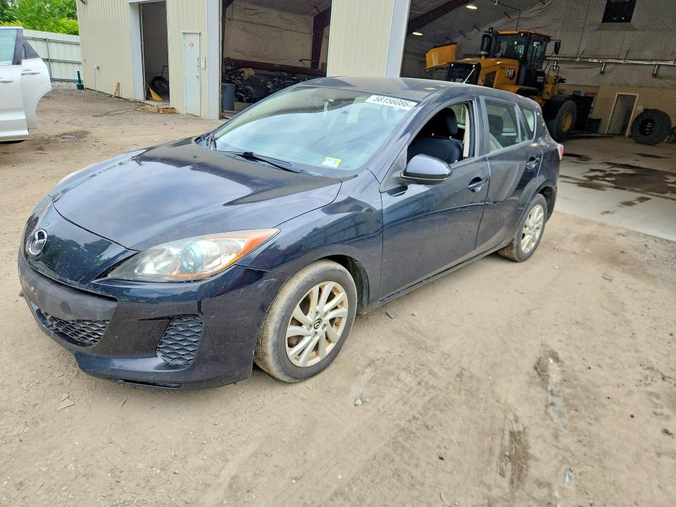 2013 Mazda 3 VIN JM1BL1LP8D1787620 COPART salvage auction — MINOR DENT/SCRATCHES, Vt - Certificate Of Title, sold $275 on 2026-07-27 (photo 1)