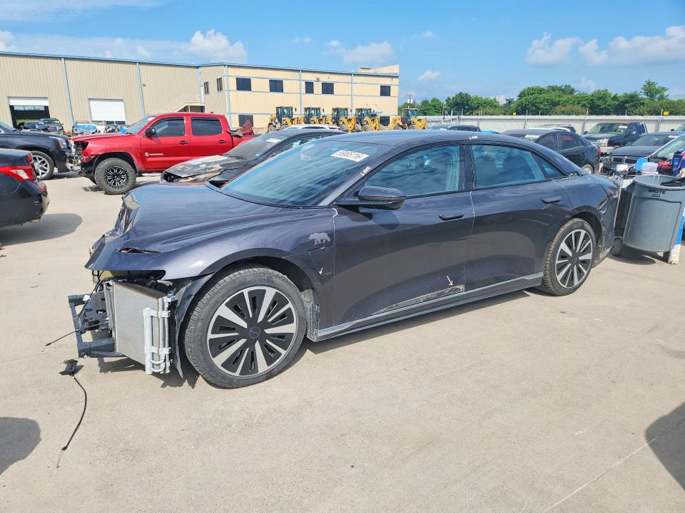 2023 Lucid VIN 50EA1PFA4PA007091 COPART salvage auction — FRONT END, Tx - Salvage Vehicle Title, sold $6,200 on 2026-08-27 (photo 1)