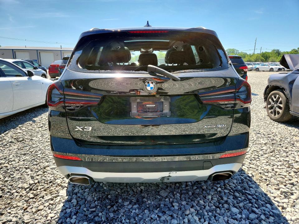 2022 BMW X3 VIN 5UX53DP02N9L69325 COPART salvage auction — REAR END, Ma - Cert Of Title-Salvage, sold $17,300 on 2026-07-08 (photo 6)