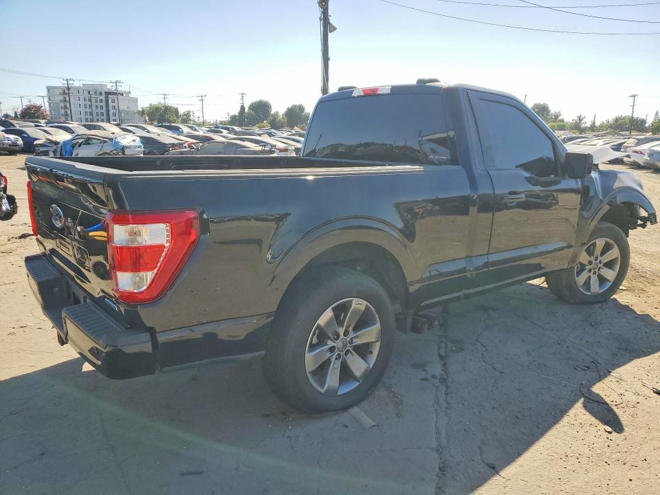2021 Ford F-150 VIN 1FTMF1C55MKE19808 COPART salvage auction — FRONT END, Ca - Salvage Certificate, sold $10,000 on 2026-07-02 (photo 3)