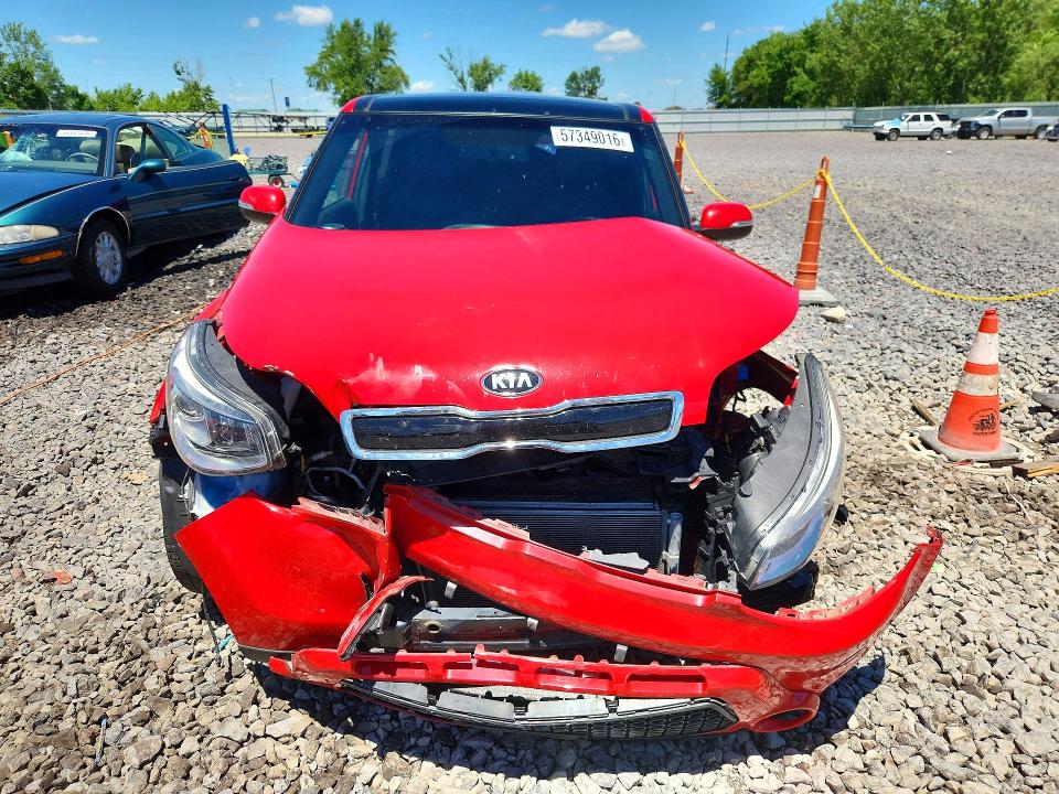 2014 Kia Soul VIN KNDJX3A53E7729667 COPART salvage auction — FRONT END, Il - Salvage Certificate, sold $750 on 2026-07-20 (photo 5)