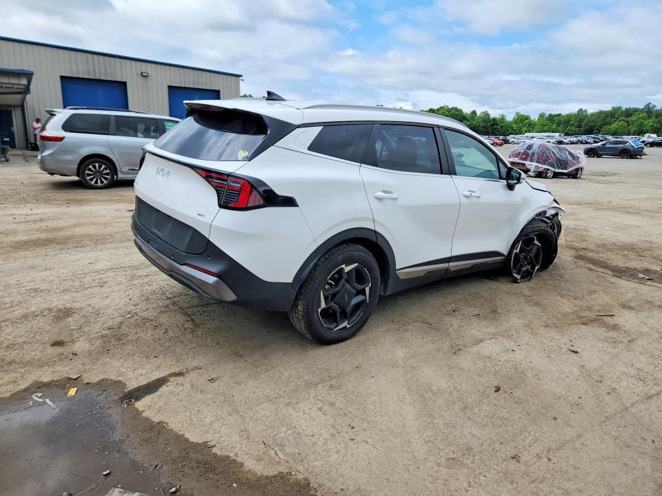 2026 Kia Sportage VIN 5XYK3CDF2TG380781 COPART salvage auction — FRONT END, Pa - Certificate Of Salvage, sold $11,300 on 2026-08-20 (photo 3)