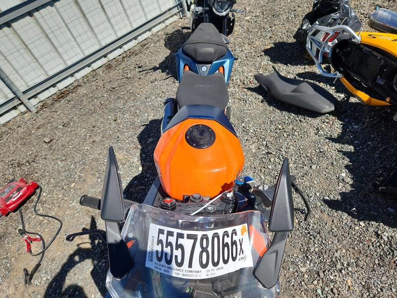 2022 Ktm 390 VIN MD2JYJ407NC219115 COPART salvage auction — VANDALISM, Wa - Bill Of Sale, sold $1,400 on 2026-07-09 (photo 5)