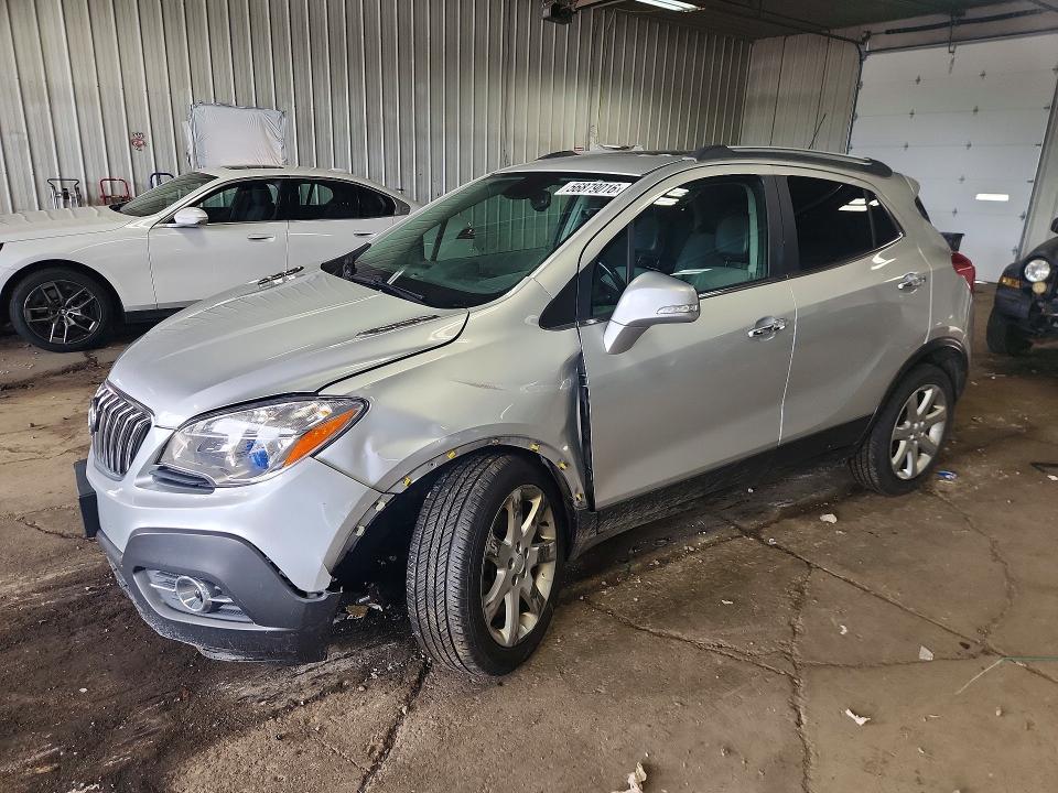 2015 Buick Encore VIN KL4CJGSB0FB178709 COPART salvage auction — FRONT END, Wi - Certificate Of Title, sold $500 on 2026-07-27 (photo 1)