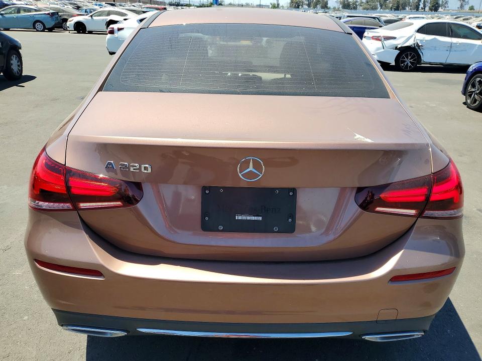 2022 Mercedes-benz A-klasse VIN W1K3G4EBXNJ371118 COPART salvage auction — SIDE, Ca - Salvage Certificate, sold $8,400 on 2026-07-15 (photo 6)