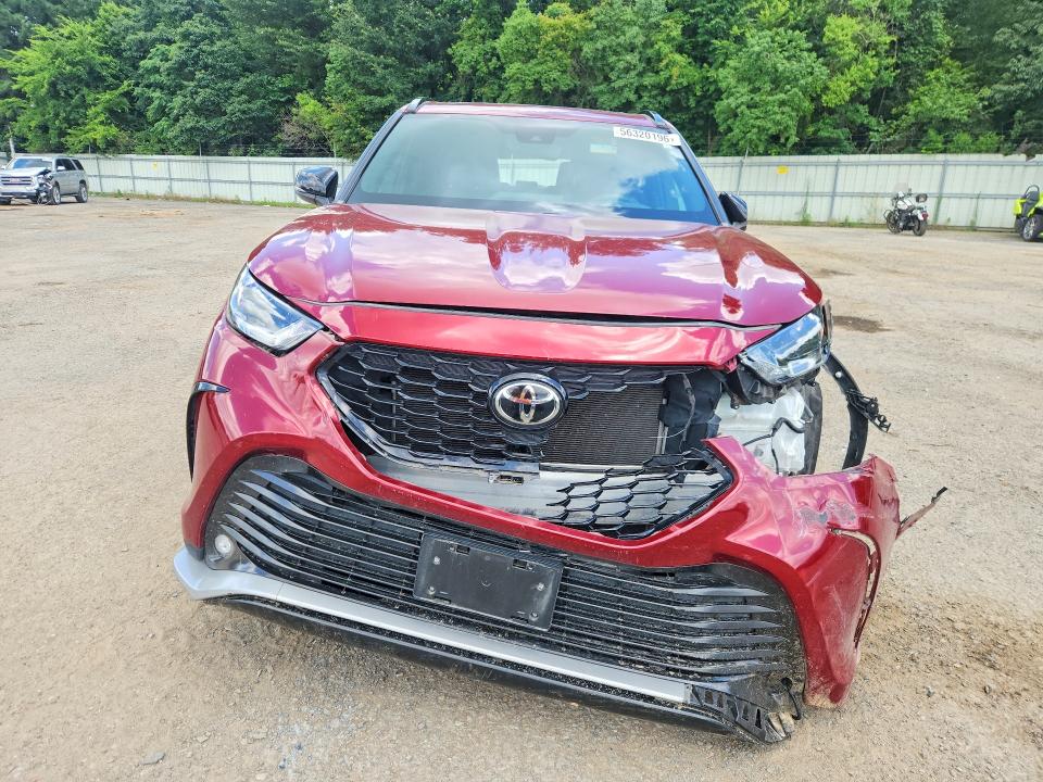 2021 Toyota Highlander VIN 5TDLZRBH7MS158283 COPART salvage auction — ALL OVER, LA - CERT OF TITLE-SALVAGE, sold $250 on 2026-07-16 (photo 5)