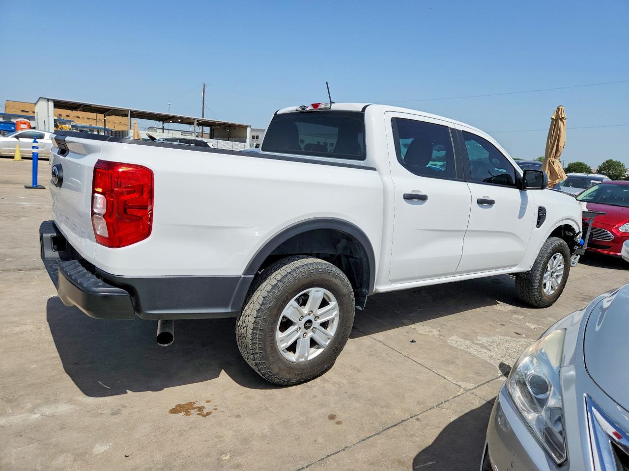 2024 Ford Ranger VIN 1FTER4BHXRLE45458 COPART salvage auction — Front End, TX - SALVAGE VEHICLE TITLE, sold $13,800 on 2026-07-06 (photo 3)