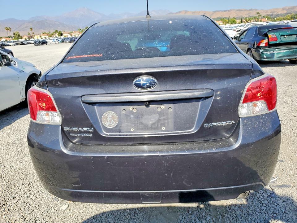 2012 Subaru Impreza VIN JF1GJAD66CH024525 COPART salvage auction — MINOR DENT/SCRATCHES, Ca - Cert Of Title-Salvaged, sold $375 on 2026-07-08 (photo 6)