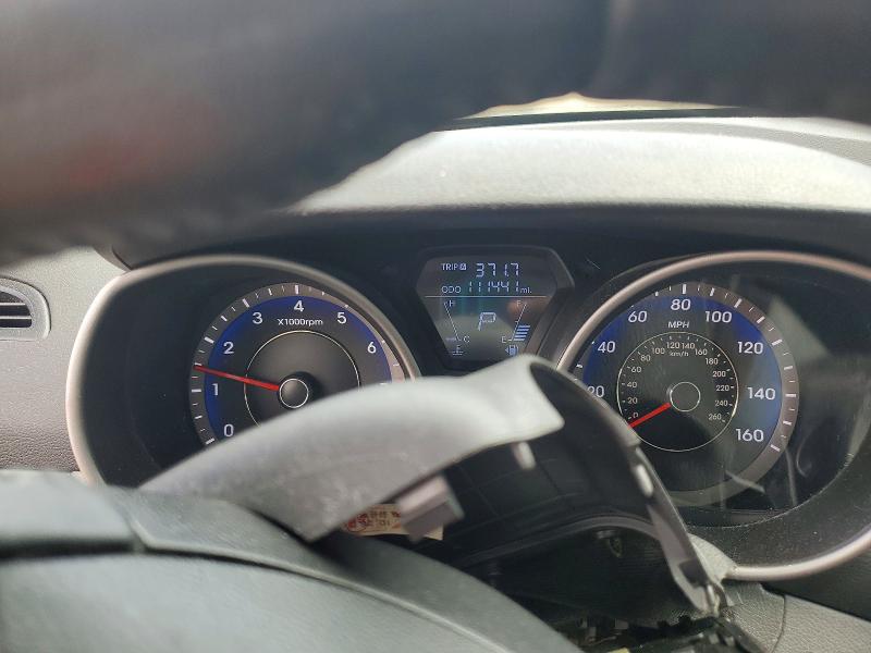 2012 Hyundai Elantra VIN KMHDH4AEXCU351454 COPART salvage auction — VANDALISM, Md - Cert Of Salvage > 75% Damage, sold $1,100 on 2026-07-02 (photo 9)