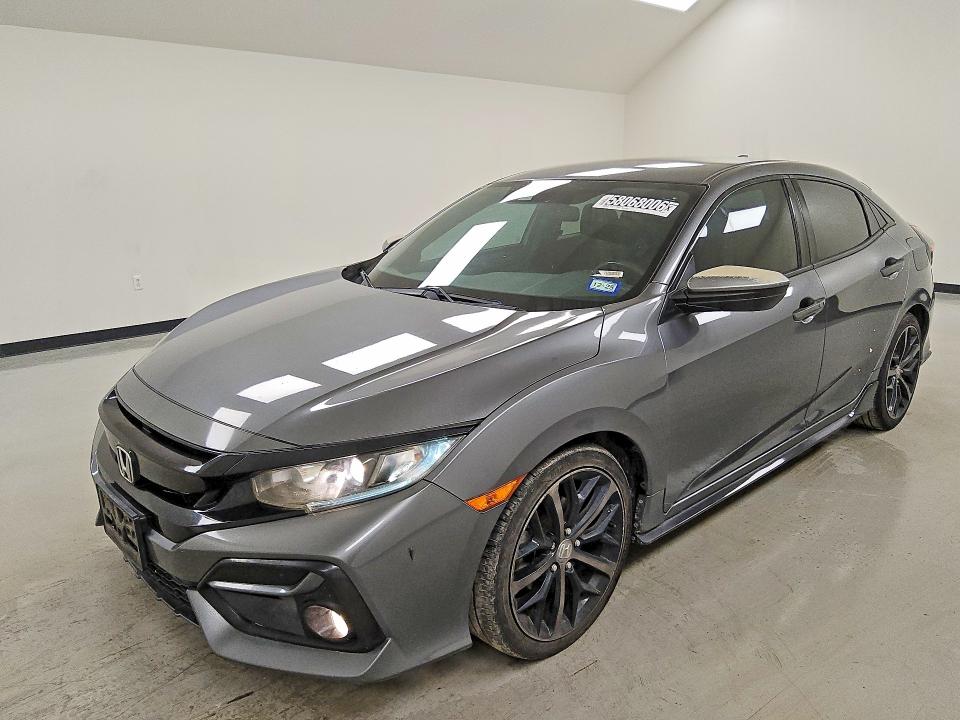 2020 Honda Civic VIN SHHFK7H40LU206539 COPART salvage auction — MECHANICAL, TX - CERTIFICATE OF TITLE, sold $9,200 on 2026-07-28 (photo 1)