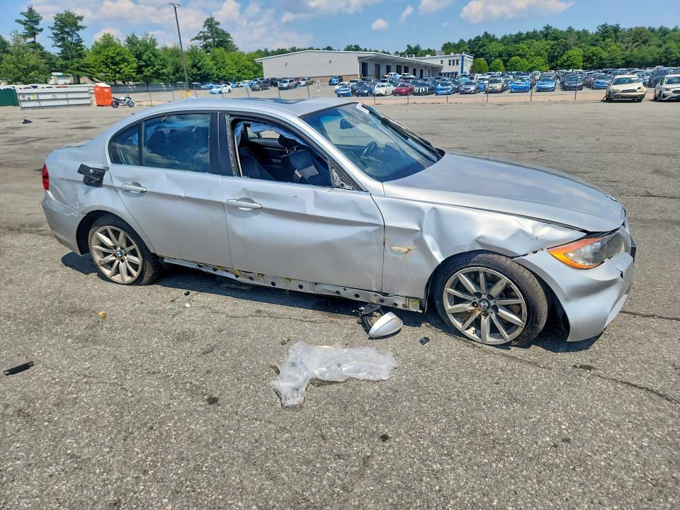 2007 BMW 3 series VIN WBAVD53587A006094 COPART salvage auction — ROLLOVER, Co - Bill Of Sale-Parts Only, sold $400 on 2026-07-28 (photo 7)