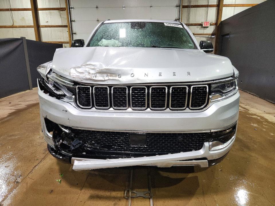 2025 Jeep Wagoneer VIN 1C4SJVBP4SS527270 COPART salvage auction — FRONT END, Oh - Certificate Of Title (P), sold $21,900 on 2026-07-15 (photo 5)