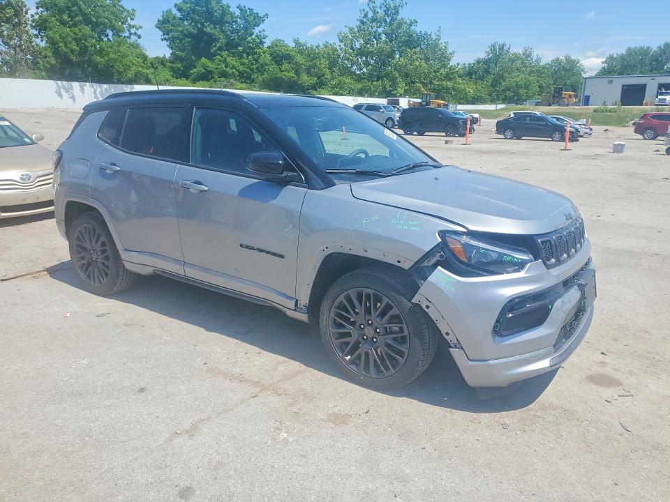 2023 Jeep Compass VIN 3C4NJDCN8PT551548 COPART salvage auction — FRONT END, Mo - Salvage Certificate Of Title, sold $8,700 on 2026-07-31 (photo 4)