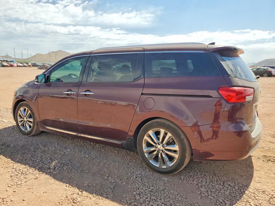 2018 Kia SEDONA VIN KNDME5C18J6373905 COPART salvage auction — MINOR DENT/SCRATCHES, Az - Certificate Of Title, sold $1,400 on 2026-07-21 (photo 2)