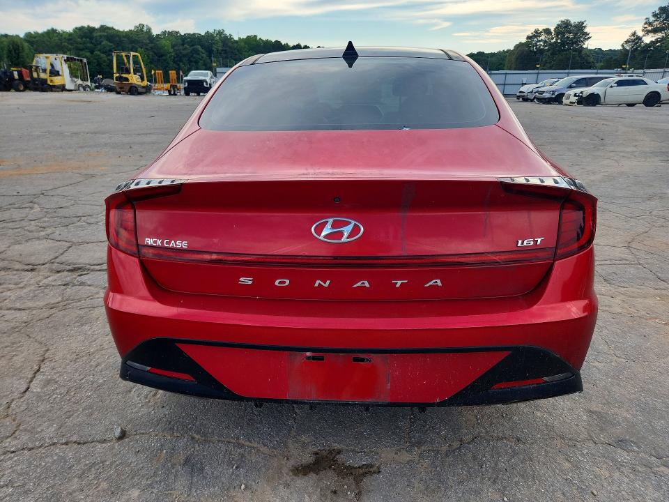 2021 Hyundai Sonata VIN 5NPEJ4J27MH133065 COPART salvage auction — FRONT END, Ga - Cert Of Title-Salvage, sold $3,200 on 2026-07-10 (photo 6)