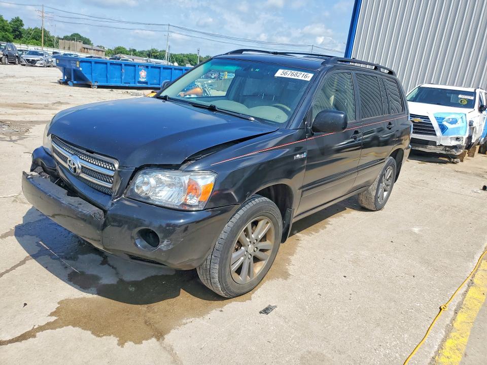 2006 Toyota Highlander VIN JTEEW21A160021399 COPART salvage auction — FRONT END, KY - CERT OF TITLE-SALVAGE, sold $600 on 2026-07-29 (photo 1)