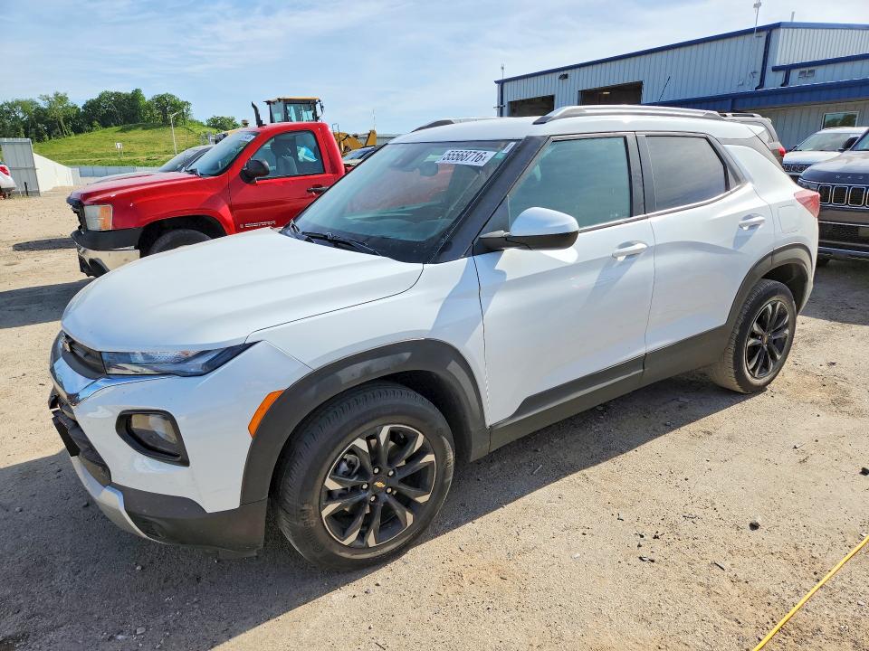 2022 Chevrolet Trailblazer VIN KL79MPS2XNB116043 COPART salvage auction — REAR END, WI - CERT OF TITLE-CLAIM PAID, sold $5,300 on 2026-07-07 (photo 1)