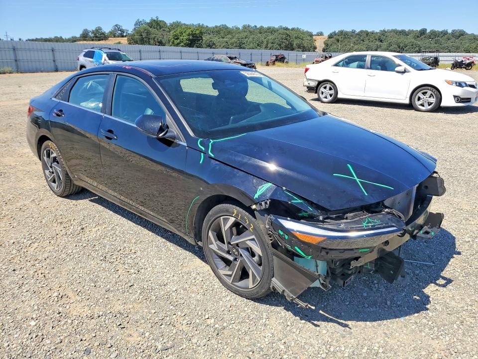 2024 Hyundai VIN KMHLN4DJ6RU115700 COPART salvage auction — FRONT END, CA - SALVAGE CERTIFICATE, sold $5,100 on 2026-07-24 (photo 4)