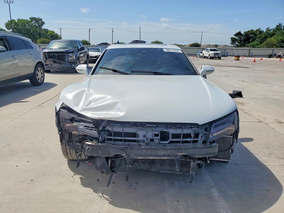 2015 Audi S7 VIN WAUW2AFCXFN064275 COPART salvage auction — FRONT END, Tx - Salvage Vehicle Title, sold $9,000 on 2026-09-03 (photo 5)