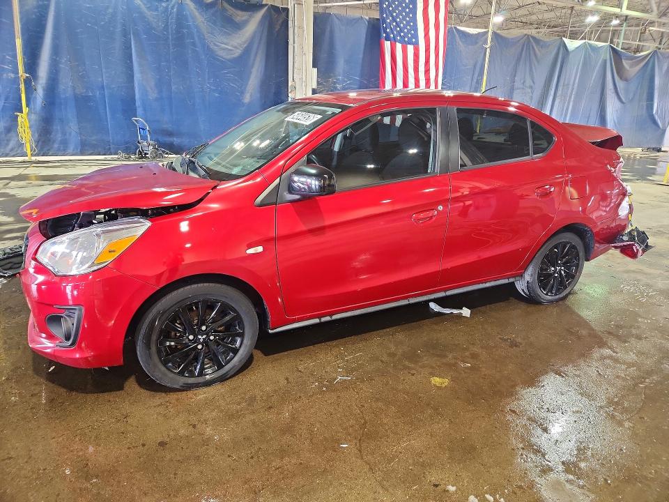2020 Mitsubishi Mirage VIN ML32F4FJ3LHF08764 COPART salvage auction — FRONT END, Tx - Certificate Of Title, sold $1,350 on 2026-07-07 (photo 1)