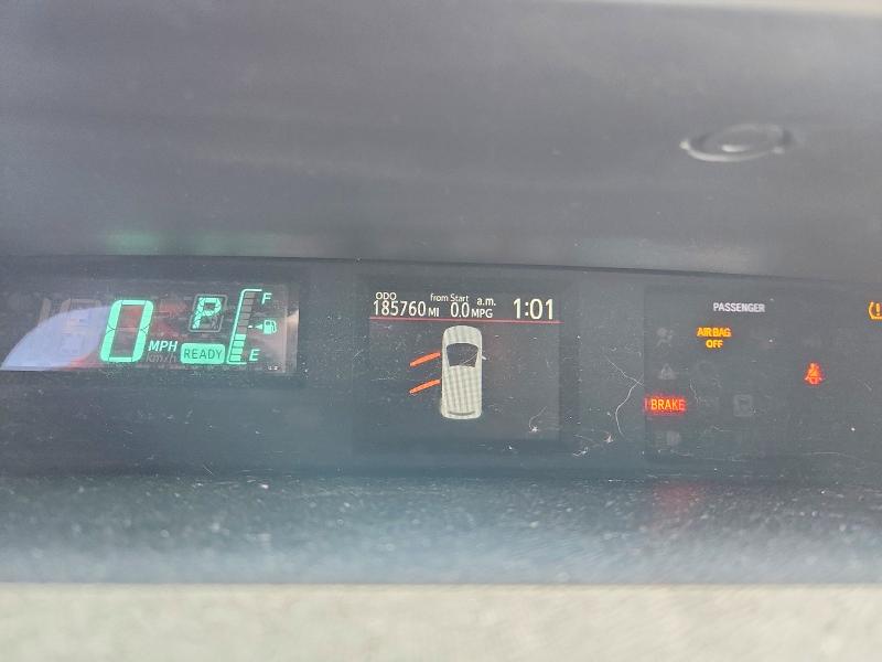 2012 Toyota Prius VIN JTDKDTB30C1005543 COPART salvage auction — FRONT END, CA - SALVAGE CERTIFICATE, sold $325 on 2026-07-24 (photo 9)