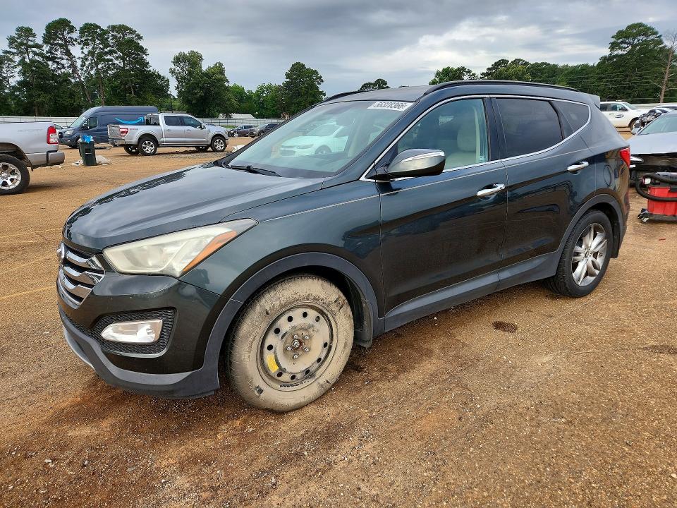 2013 Hyundai Santa fe VIN 5XYZU3LA0DG051760 COPART salvage auction — MECHANICAL, Sc - Cert Of Title-Salvage, sold $700 on 2026-07-27 (photo 1)