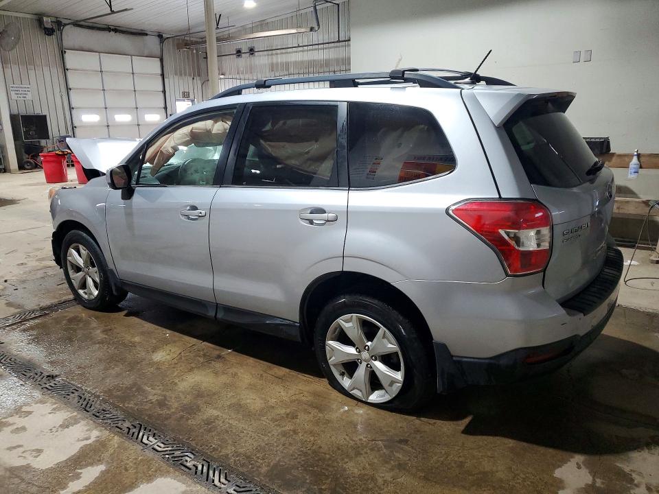 2015 Subaru Forester VIN JF2SJARCXFH417534 COPART salvage auction — FRONT END, Pa - Certificate Of Salvage, sold $400 on 2026-07-16 (photo 2)