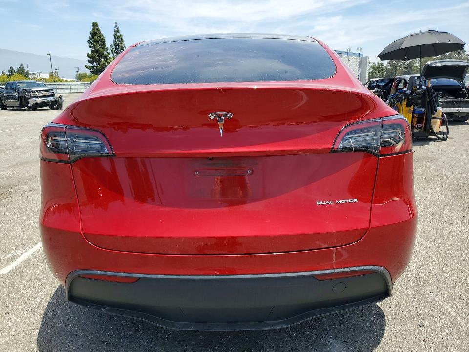 2023 Tesla Model y VIN 7SAYGDEE8PA041921 COPART salvage auction — UNDERCARRIAGE, Ca - Salvage Certificate, sold $12,000 on 2026-07-30 (photo 6)