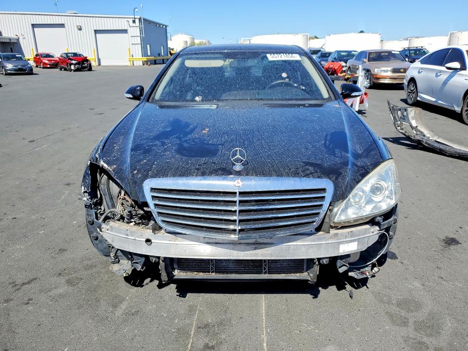2007 Mercedes-benz S-klasse VIN WDDNG71X07A118484 COPART salvage auction — FRONT END, Ca - Salvage Certificate, sold $775 on 2026-07-08 (photo 5)
