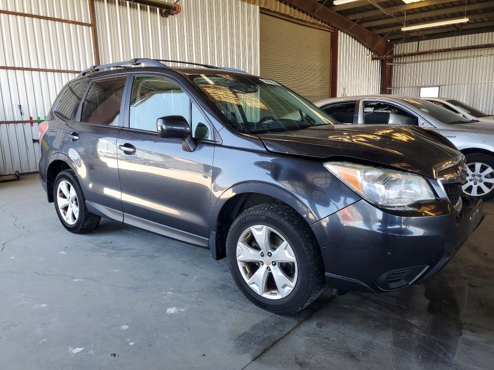 2014 Subaru Forester VIN JF2SJAEC4EH547748 COPART salvage auction — FRONT END, Ca - Salvage Certificate, sold $925 on 2026-07-02 (photo 4)