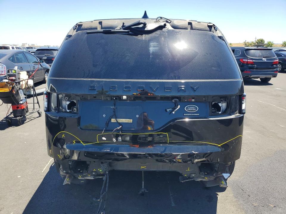 2019 Land rover Discovery VIN SALRG2RVXK2413234 COPART salvage auction — REAR END, Salvage Title, sold $8,700 on 2026-08-10 (photo 6)