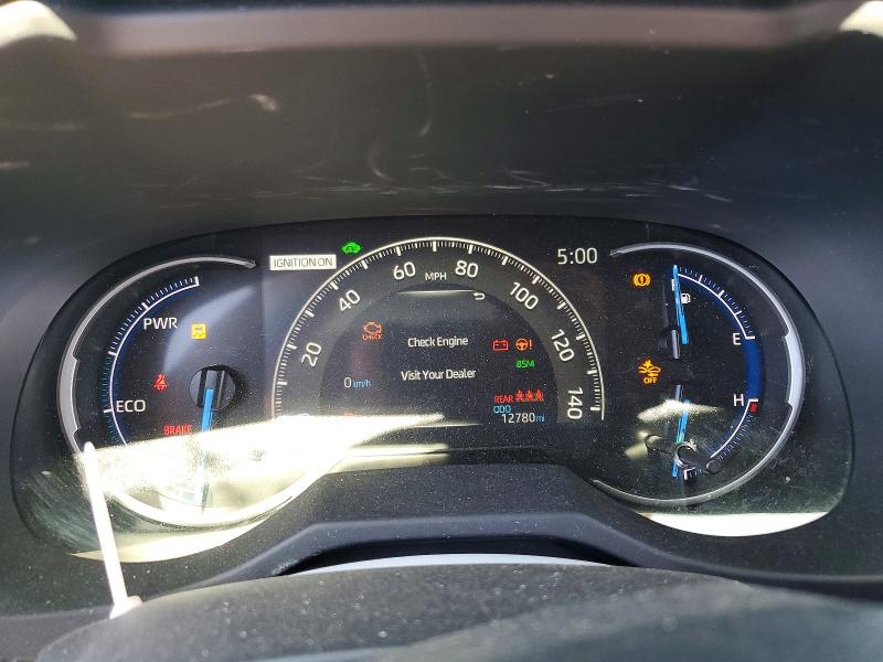 2025 Toyota VIN JTMRWRFV3SJ063670 COPART salvage auction — FRONT END, Ca - Salvage Certificate, sold $13,900 on 2026-07-02 (photo 9)