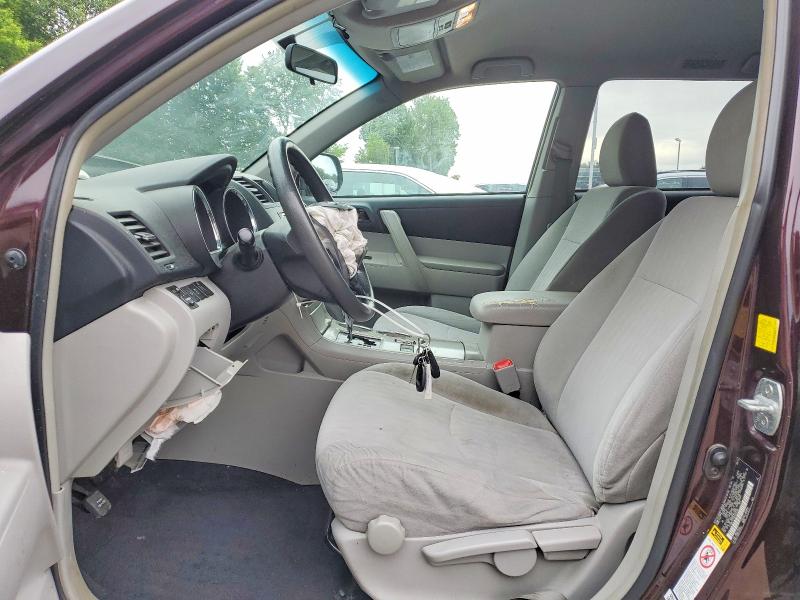 2011 Toyota Highlander VIN 5TDBK3EH5BS069396 COPART salvage auction — FRONT END, Ct - Cert Of Title-Salvage, sold $2,100 on 2026-07-02 (photo 7)