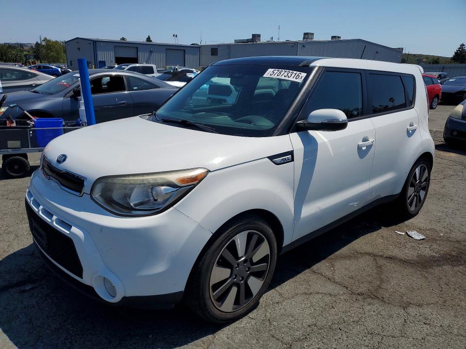 2015 Kia Soul VIN KNDJX3A59F7798946 COPART salvage auction — SIDE, Ca - Salvage Certificate, sold $1,150 on 2026-07-24 (photo 1)
