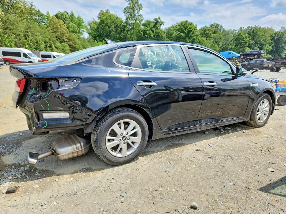2016 Kia Optima VIN 5XXGT4L39GG063464 COPART salvage auction — REAR END, Md - Cert Of Salvage > 75% Damage, sold $2,250 on 2026-07-24 (photo 3)