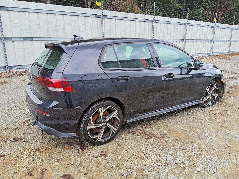 2024 Volkswagen Gti VIN WVW3A7CD6RW129663 COPART salvage auction — FRONT END, GA - CERTIFICATE OF TITLE, sold $12,200 on 2026-07-09 (photo 3)