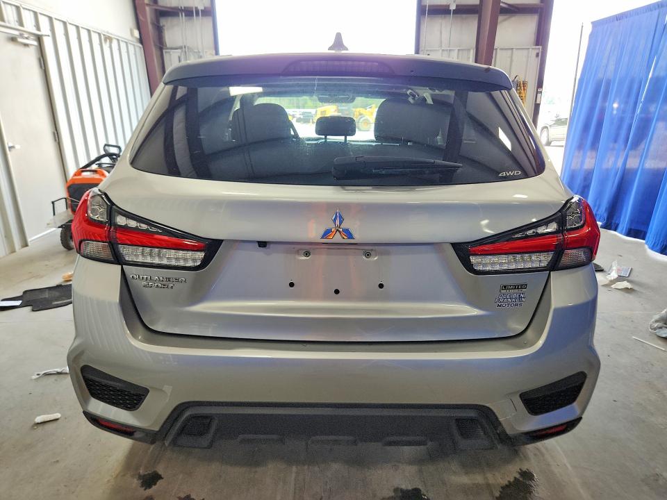 2025 Mitsubishi Outlander sport VIN JA4ARUAU6SU006068 COPART salvage auction — FRONT END, TN - CERTIFICATE OF TITLE, sold $6,900 on 2026-07-23 (photo 6)