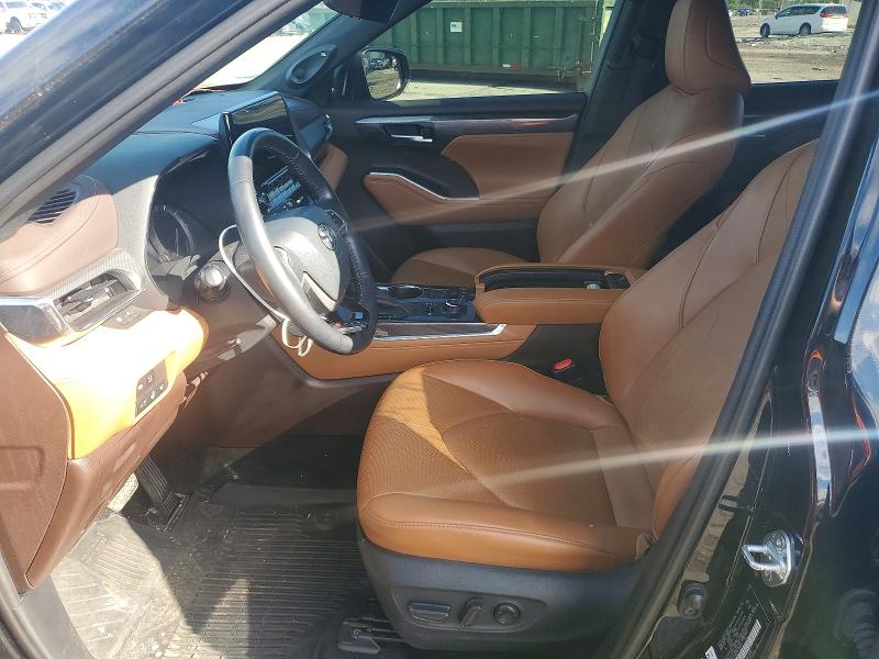 2022 Toyota Highlander VIN 5TDFZRBH5NS168874 COPART salvage auction — FRONT END, Mi - Scrap Certificate Of Title, sold $22,300 on 2026-07-10 (photo 7)