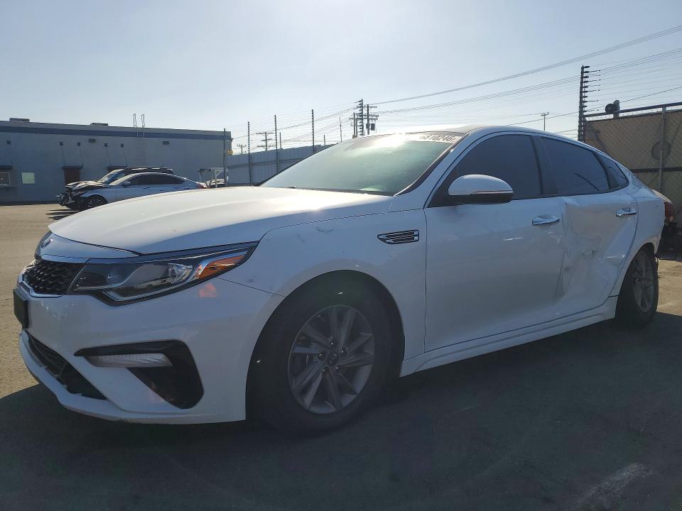 2020 Kia Optima VIN 5XXGT4L36LG409299 COPART salvage auction — REAR END, Ca - Salvage Certificate, sold $1,550 on 2026-07-27 (photo 1)