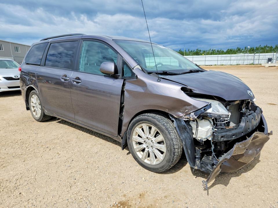 2011 Toyota Sienna VIN 5TDYK3DC0BS053591 COPART salvage auction — FRONT END, AB - BOS - SALVAGE, sold $2,000 on 2026-07-16 (photo 4)
