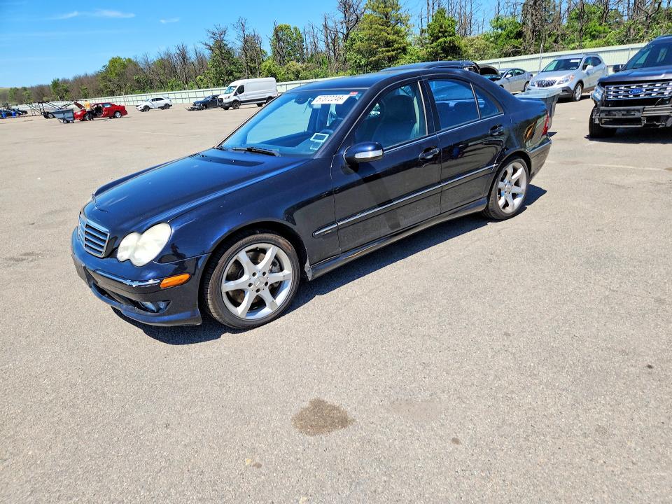 2007 Mercedes-benz C class VIN WDBRF52H77F933180 COPART salvage auction — MINOR DENT/SCRATCHES, Ny - Certificate Of Title, sold $800 on 2026-07-13 (photo 1)