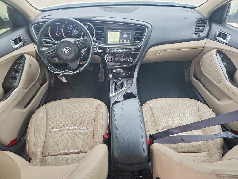 2015 Kia Optima VIN 5XXGN4A74FG438840 COPART salvage auction — FRONT END, Ok - Cert Of Title-Salvage (P), sold $1,150 on 2026-07-28 (photo 8)