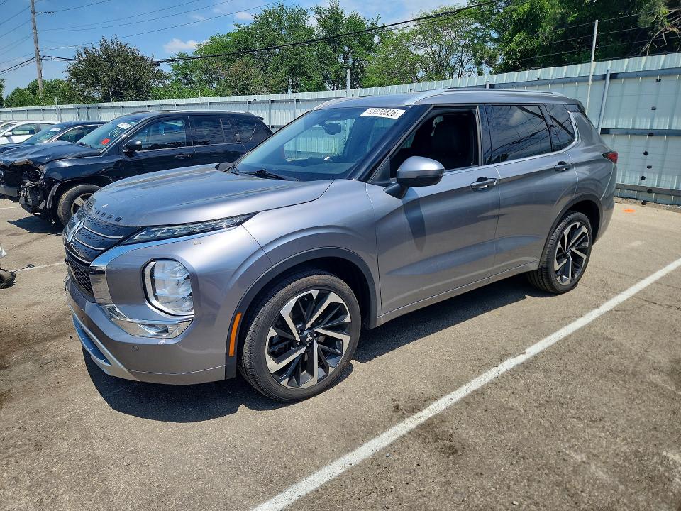 2022 Mitsubishi Outlander VIN JA4J3VA81NZ061349 COPART salvage auction — FRONT END, Oh - Cert Of Title-Salvage, sold $7,500 on 2026-07-06 (photo 1)