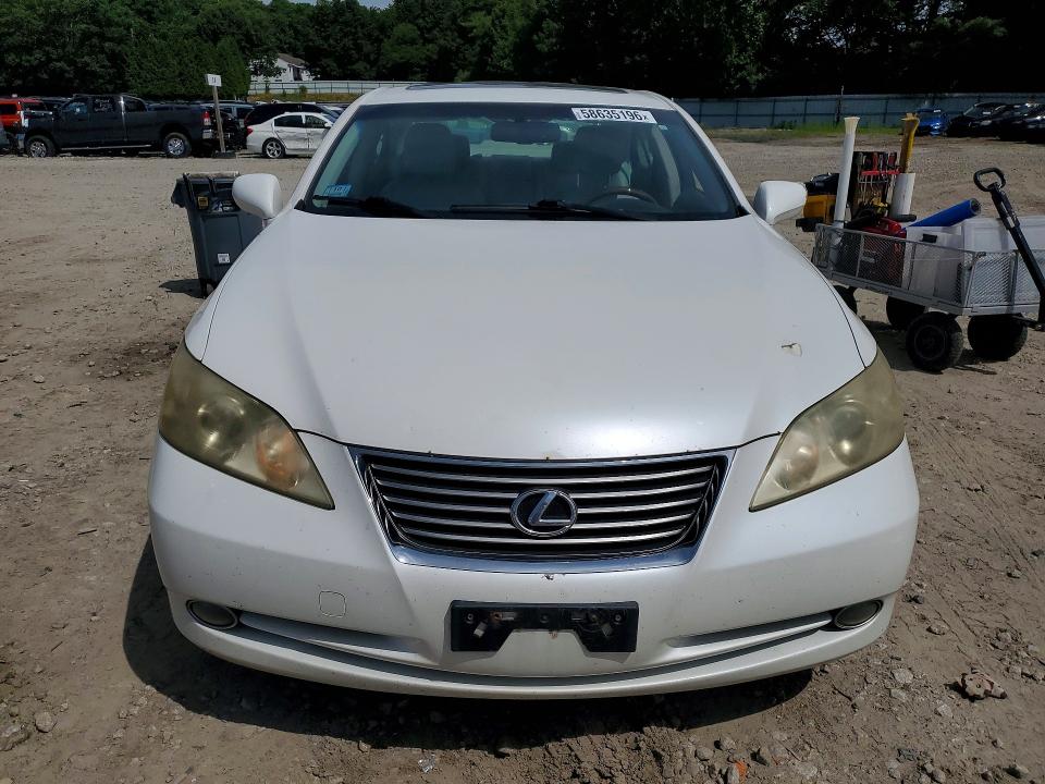 2008 Lexus Es 350 VIN JTHBJ46G582184559 COPART salvage auction — REAR END, Ma - Cert Of Title-Reconstrctd Coll, sold $1,100 on 2026-07-02 (photo 5)
