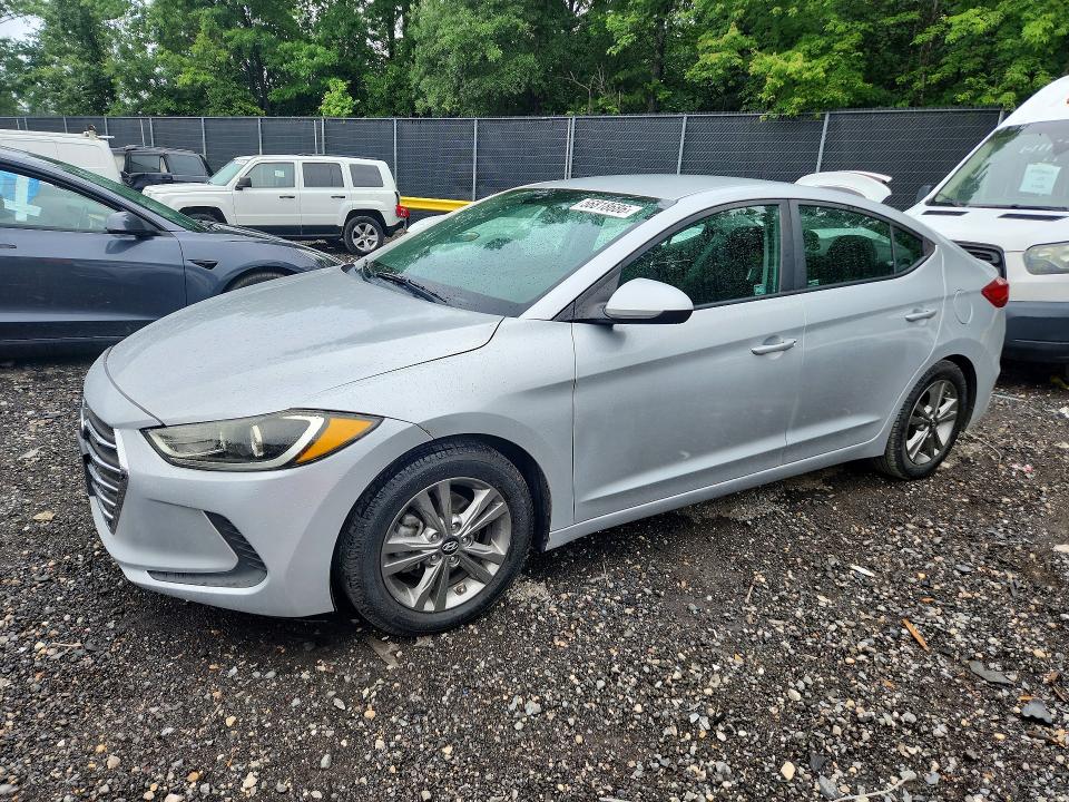 2018 Hyundai Elantra VIN KMHD84LF1JU466060 COPART salvage auction — MINOR DENT/SCRATCHES, MD - CERT OF TITLE-REBUILT SALVAGE, sold $2,450 on 2026-07-17 (photo 1)