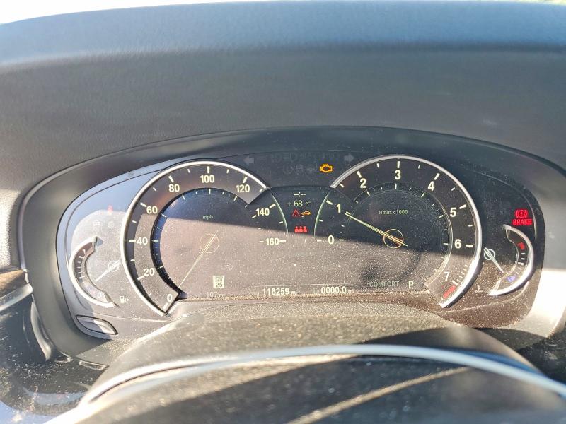 2019 BMW 5er VIN WBAJA7C56KG909921 COPART salvage auction — MINOR DENT/SCRATCHES, Sc - Certificate Of Title, sold $6,700 on 2026-07-14 (photo 9)