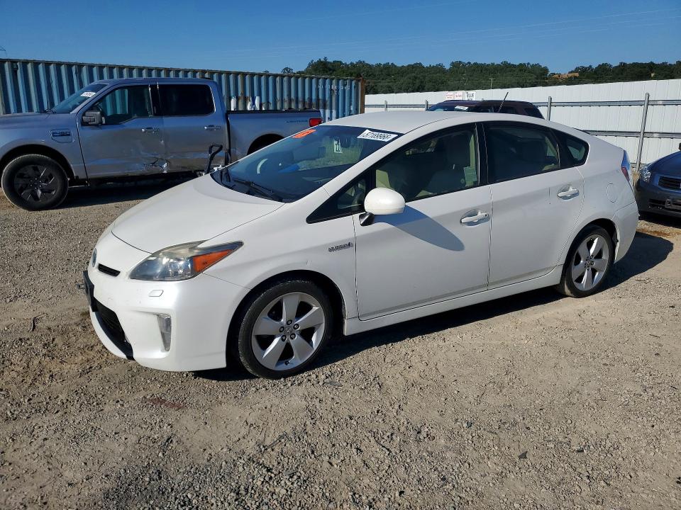 2013 Toyota Prius VIN JTDKN3DU8D5691506 COPART salvage auction — VANDALISM, CA - SALVAGE CERTIFICATE, sold $5,100 on 2026-07-24 (photo 1)